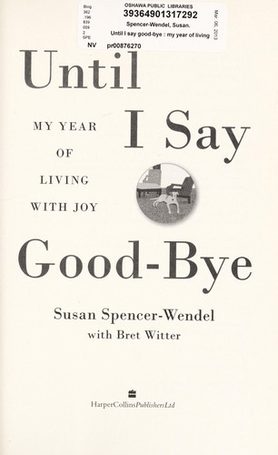 Cover of Until I Say Good-Bye